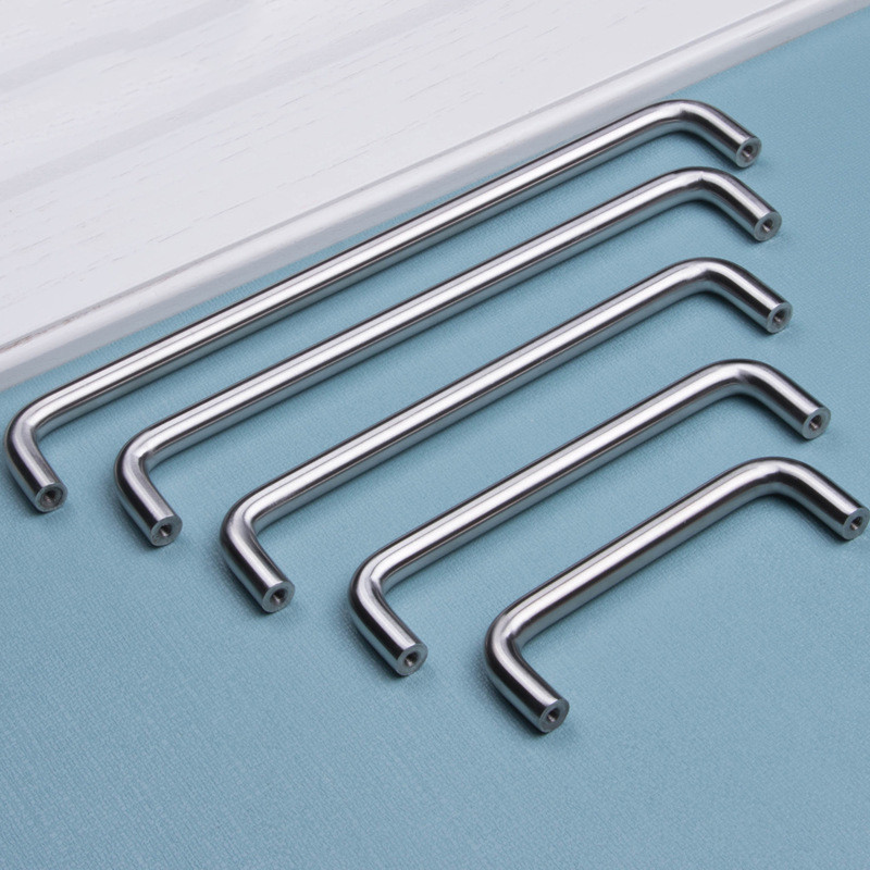 Furniture Hardware Types - KK & FINGสแตนเลสUประเภทประตูDresser Knobsห้องครัวตู้ลูกบิดและมือจับสำหรับฮาร์ดแวร์เฟอร์นิเจอร์เส้นผ่านศูนย์กลาง 8 มม.