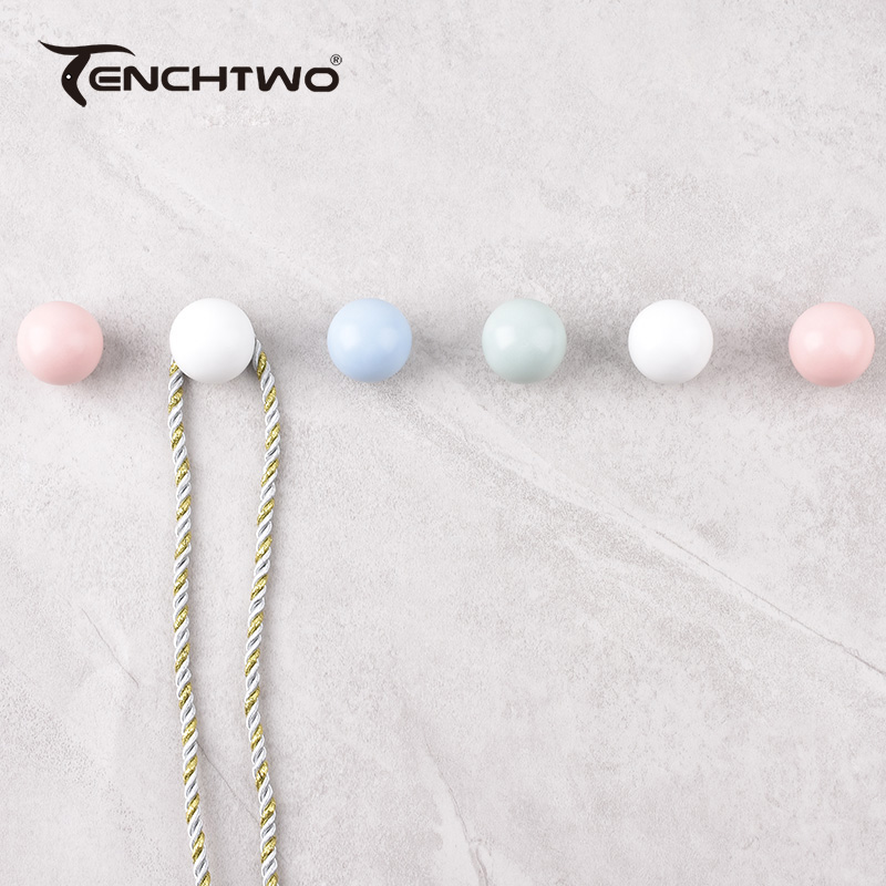 ตะขอเซรามิกทรงกลมตะขอแขวนเสื้อ - Universal Furniture Hardware บทวิจารณ์และราคา