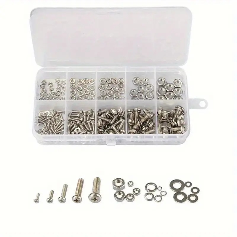 ชุดน็อตหกเหลี่ยมและสลักเกลียว  - Furniture Hardware Repair บทวิจารณ์และราคา