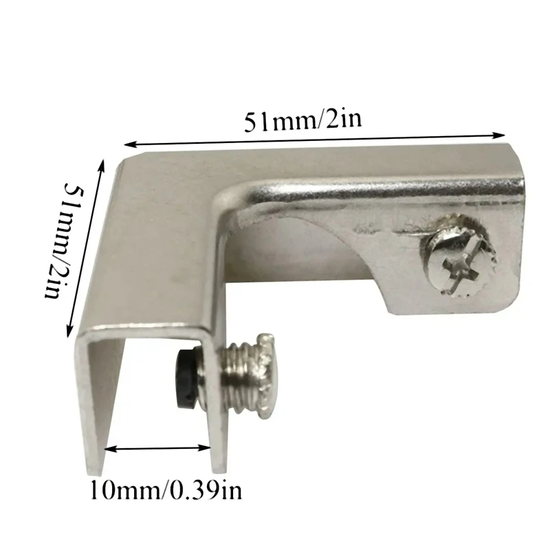 คลิปยึดกระจกแบบ L 4 ชิ้น ตัวเช - Furniture Hardware Types บทวิจารณ์และราคา