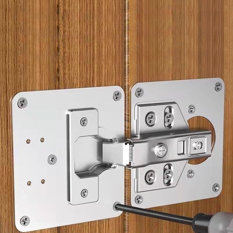 ชุดแผ่นซ่อมบานพับตู้ สแตนเลส ส - Furniture Hardware Repair บทวิจารณ์และราคา