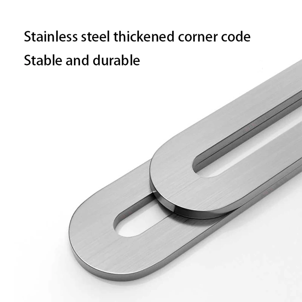 ขายึดมุมชนิด L/T สแตนเลสสีขาว  - Furniture Hardware Types บทวิจารณ์และราคา