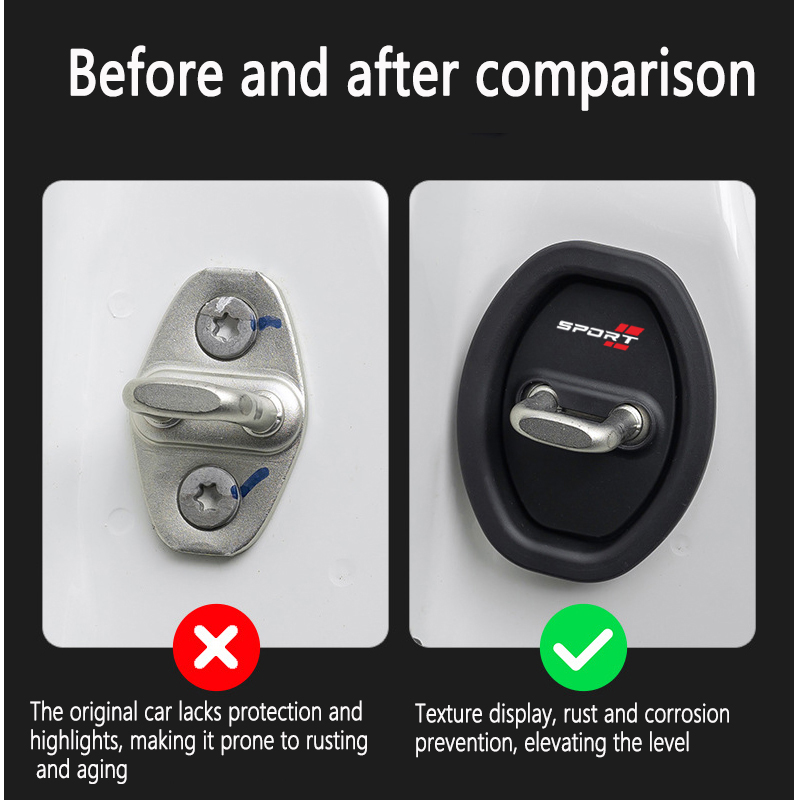 ตัวป้องกันหัวล็อคประตูรถยนต์ซิ - Universal Furniture Hardware บทวิจารณ์และราคา