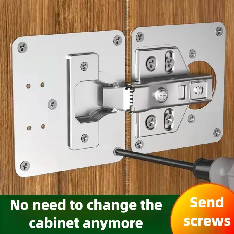 ชุดซ่อมบานพับตู้ครัว - แผ่นยึด - Furniture Hardware Repair บทวิจารณ์และราคา