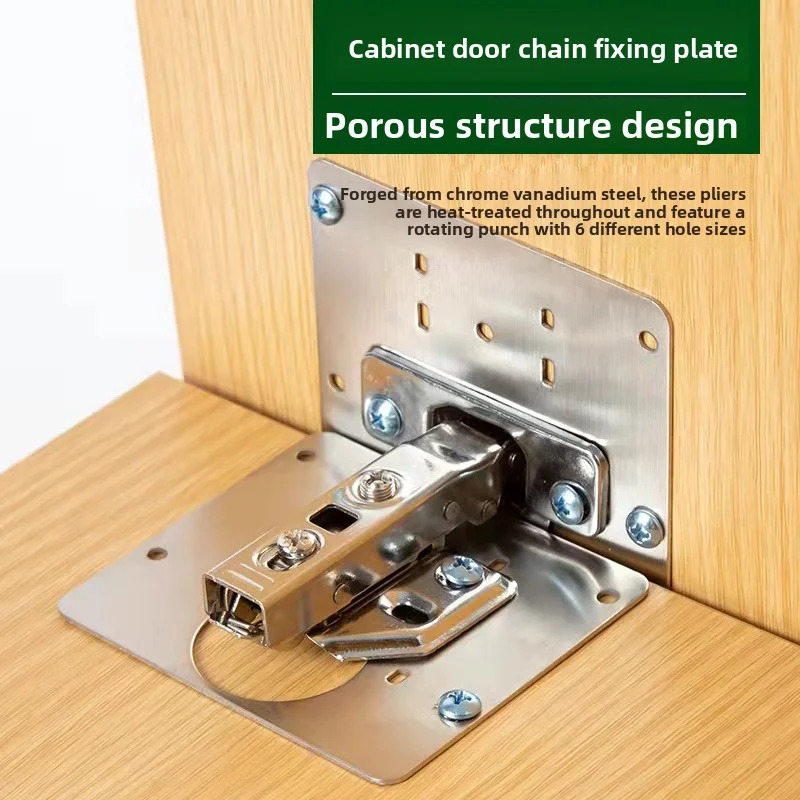 ชุดซ่อมบานพับตู้ครัว - แผ่นยึด - Furniture Hardware Repair บทวิจารณ์และราคา