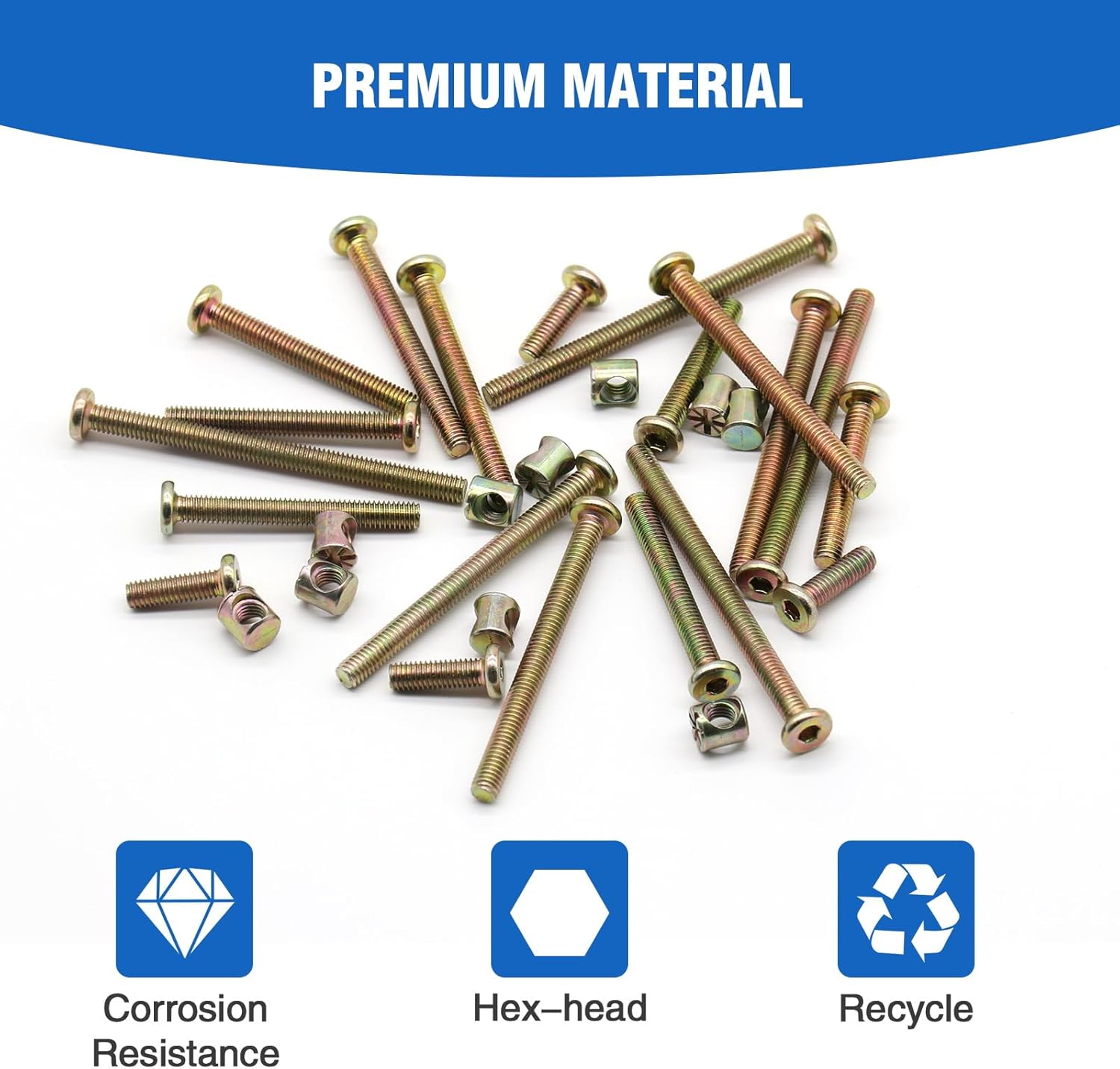 VKKM 25 ชิ้น M6 ชุดสกรูสำหรับเ - Furniture Hardware Repair บทวิจารณ์และราคา
