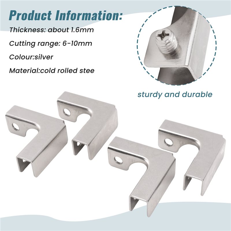 คลิปยึดกระจกแบบตัว L รุ่น A68P - Furniture Hardware Types บทวิจารณ์และราคา
