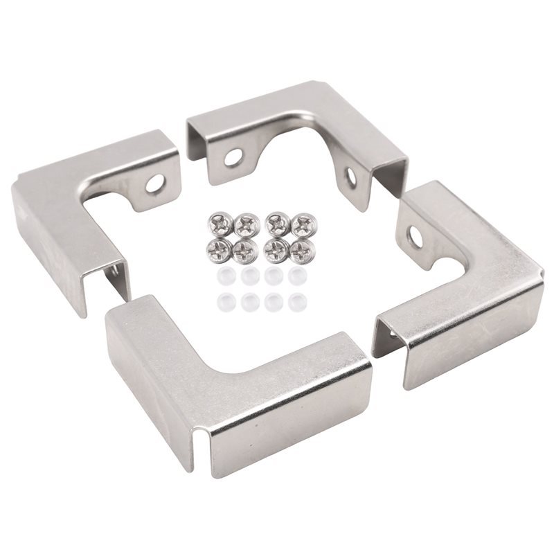 คลิปยึดกระจกแบบตัว L รุ่น A68P - Furniture Hardware Types บทวิจารณ์และราคา