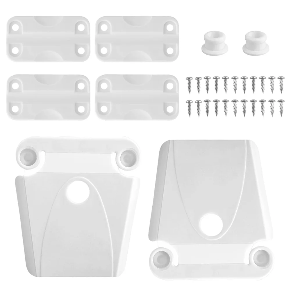 ชุดเปลี่ยนบานพับ 4 ชิ้นและกลอน - Furniture Hardware Repair บทวิจารณ์และราคา