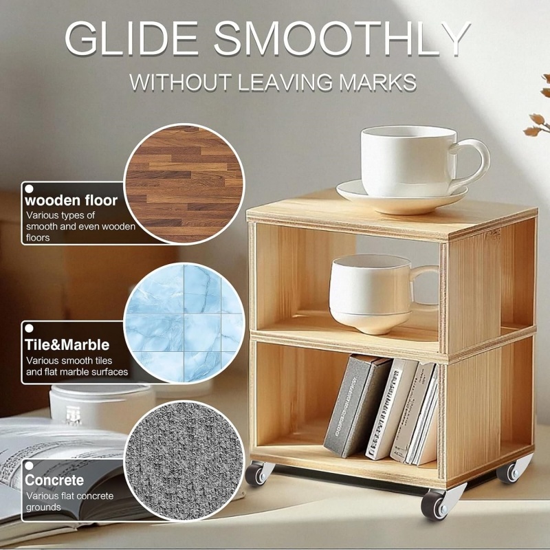 2/4 ชิ้น ล้อรองรับด้านล่างประต - Furniture Hardware Types บทวิจารณ์และราคา