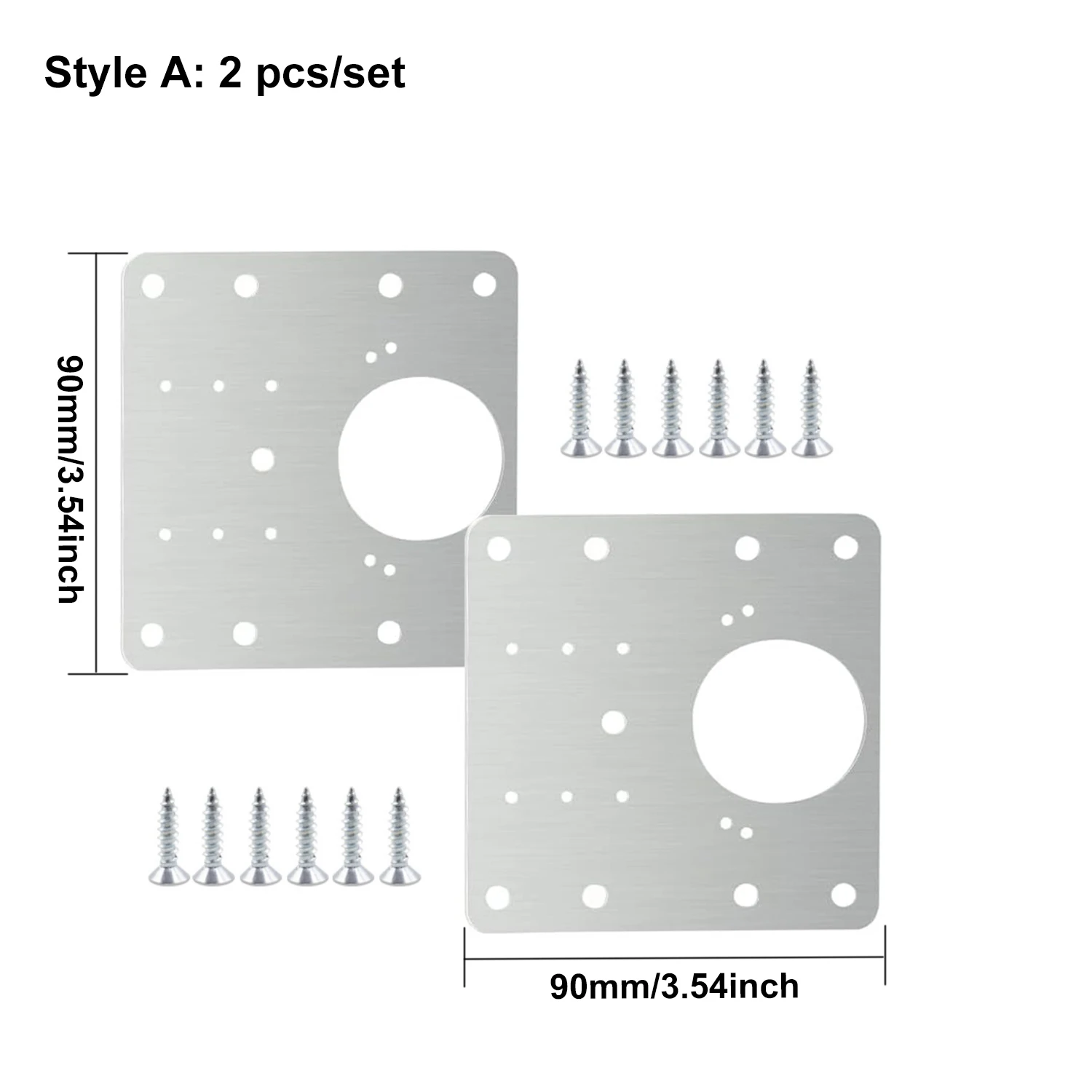 ชุดซ่อมบานพับตู้ 1-5 ชิ้น, แผ่ - Furniture Hardware Repair บทวิจารณ์และราคา