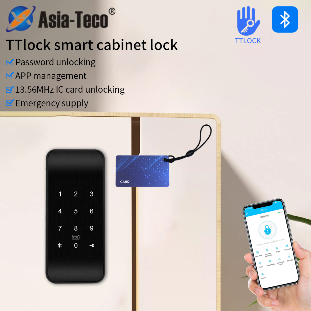 TTLOCK สมาร์ทลิ้นชักล็อคไฟฟ้า  - Cabinet Lock Key บทวิจารณ์และราคา